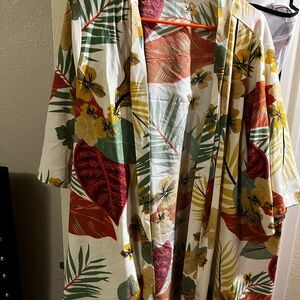 Tropical Floral Kimono